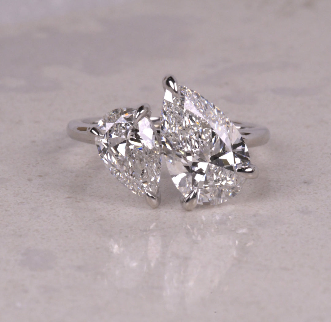 Pear Lab Diamond Toi Et Moi Ring