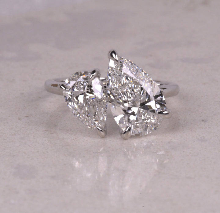 Pear Lab Diamond Toi Et Moi Ring