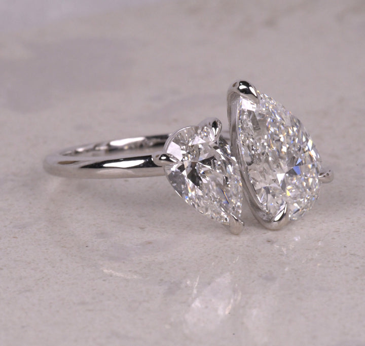 Pear Lab Diamond Toi Et Moi Ring