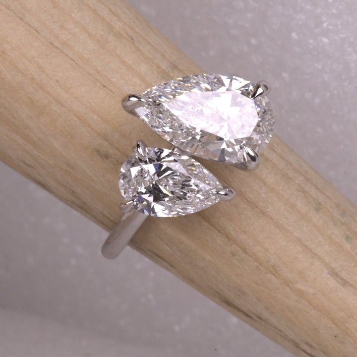 Pear Lab Diamond Toi Et Moi Ring