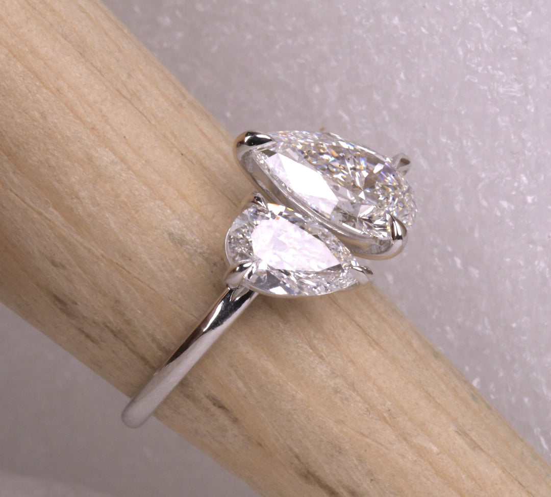 Pear Lab Diamond Toi Et Moi Ring