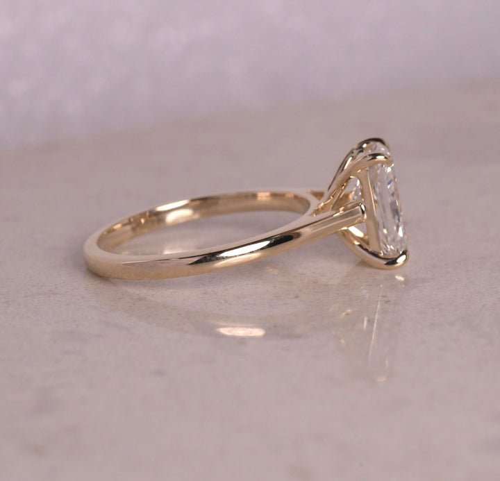Radiant Cut Solitaire Engagement Ring