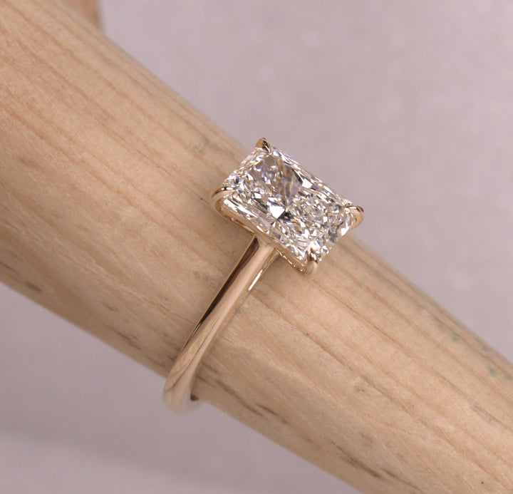 Radiant Cut Solitaire Engagement Ring