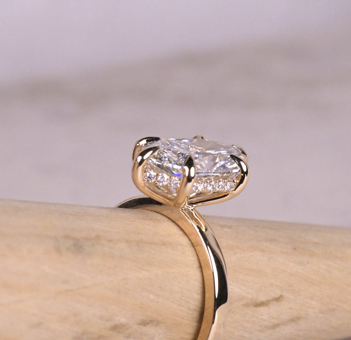Dutch Marquise Solitaire Lab Diamond Ring