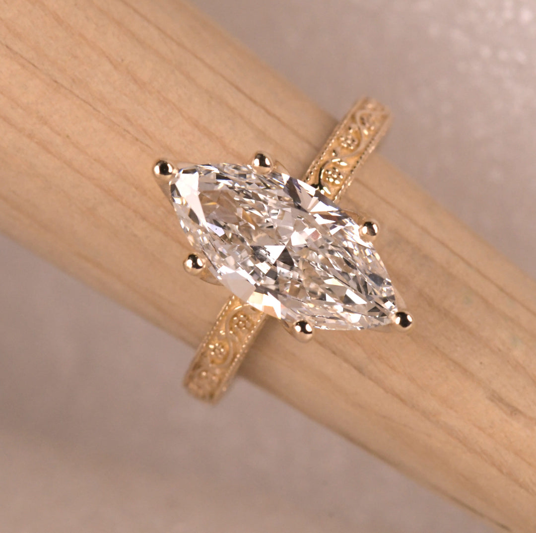 Art Deco Marquise Ring