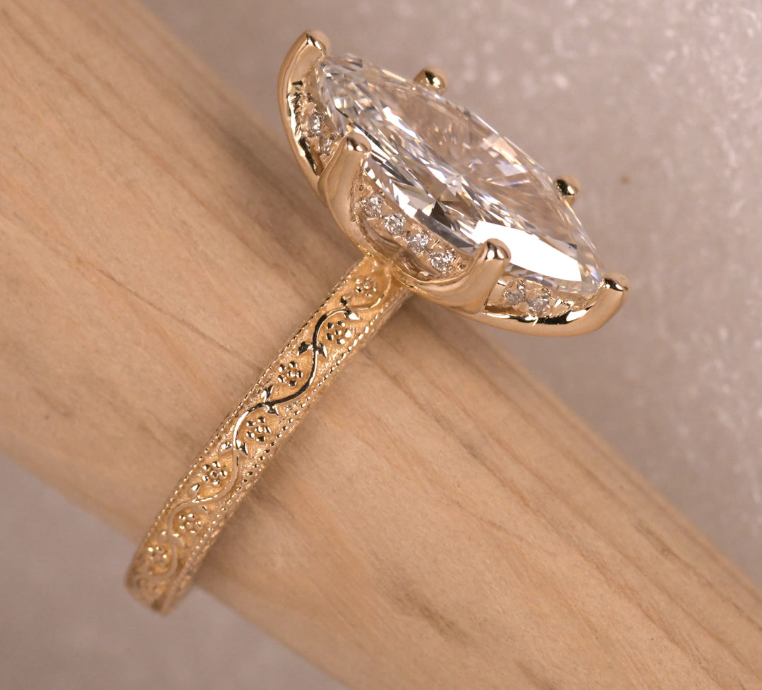 Art Deco Marquise Ring
