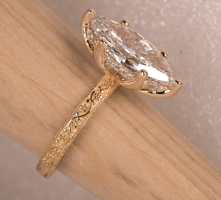 Art Deco Marquise Ring