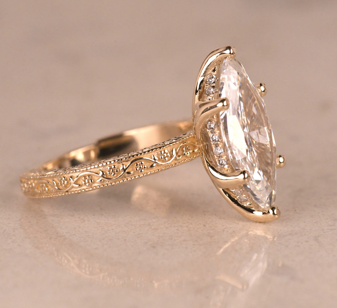 Art Deco Marquise Ring