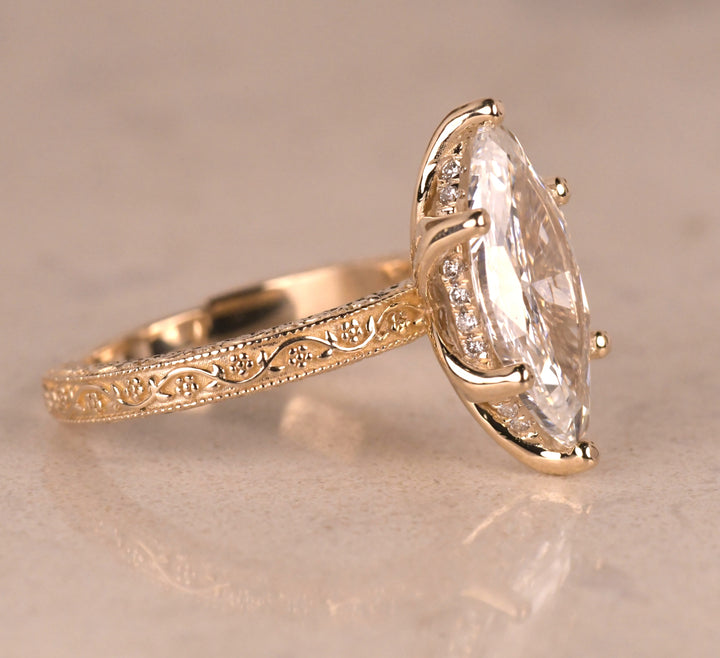 Art Deco Marquise Ring