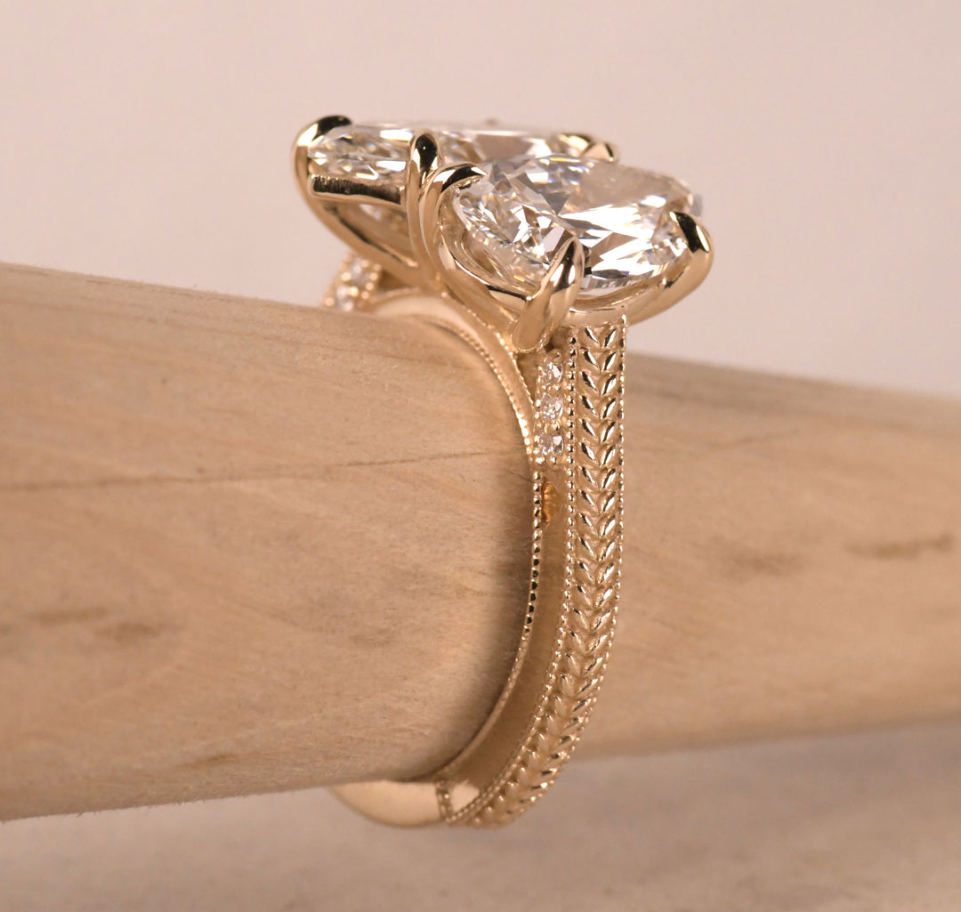 Toi et Moi Engagement Ring