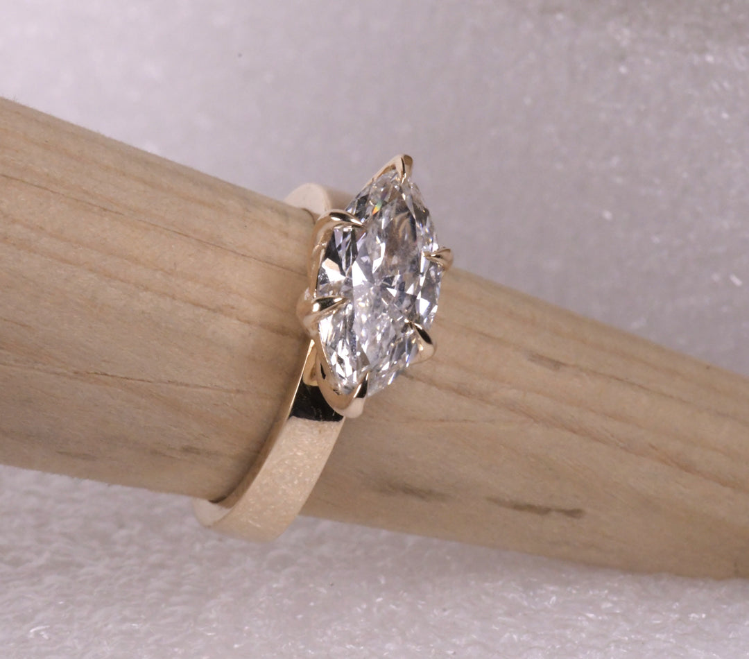 East West Marquise Diamond Ring