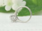 5.3ctw Oval Solitaire Engagement Ring, Cocktail Ring 14K Gold