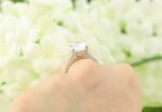 5.3ctw Oval Solitaire Engagement Ring, Cocktail Ring 14K Gold
