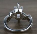 2.78 Ct Antique Marquise Cut Diamond Engagement Ring 925 Sterling Silver