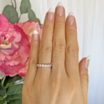 2 ctw Classic Full Eternity Band Round Diamond Luxury Wedding Band 925 Sterling Silver