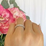 2 ctw Classic Full Eternity Band Round Diamond Luxury Wedding Band 925 Sterling Silver