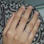 1.60mm Round Eternity Wedding Band Ring 0.62Ctw Diamond With 14k White Gold