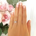1.80Ctw Solitaire Princess White Diamond Engagement Ring 14k Gold Plated
