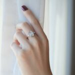 2.76 Ctw White Emerald Diamond Double 4 Prong Engagement Ring 925 Sterling Silver