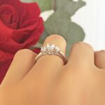 2.00 Ctw Solitaire 3 Stone Round Diamond Engagement Ring 925 Sterling Silver