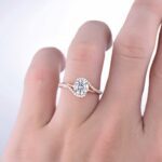2.00 Ctw Brilliant Cut Round Diamond Fancy Engagement Ring Real 10k Rose Gold