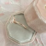 2.07 Carat Pear Shape Solitaire Diamond Ring in 14k Rose Gold, Engagement Ring