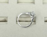 2.50 Ctw Radiant Cut Engagement Ring With Double Halo Solid 14k White Gold