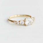 7-Stone Round 2.30CT Diamond Anniversary Wedding Ring Solid 14k Yellow Gold