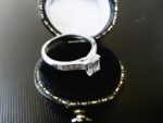 Art Deco 2.34 CT Emerald Cut Diamond Classic Engagement Ring 14k White Gold