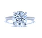 2.70 Ct Brilliant Cut Diamond Solitaire Engagement Ring 925 Sterling Silver