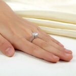 2.50Ctw Princess Cut 7mm Diamond Solitaire Engagement Ring 14k White Gold Over