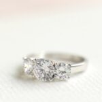 Huge 2.50Ct Excellent Cut Round Diamond Engagement Ring 10k White Gold