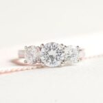 Huge 2.50Ct Excellent Cut Round Diamond Engagement Ring 10k White Gold