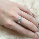 Huge 2.50Ct Excellent Cut Round Diamond Engagement Ring 10k White Gold