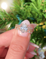 3.00 Ctw Oval Cut Diamond Luxury Engagement Ring Bridal Sets 14k Yellow Gold