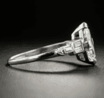 Art Deco 2.04 Carat Marquise Diamond Classic Engagement Ring 925 Sterling Silver