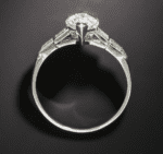 Art Deco 2.04 Carat Marquise Diamond Classic Engagement Ring 925 Sterling Silver