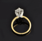 2.10 Carat Solitaire 6 Prong Marquise Cut Diamond Engagement Ring 14k Yellow Gold