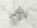 2.10 Carat Solitaire 6 Prong Marquise Cut Diamond Engagement Ring 14k Yellow Gold