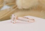 2.31 Ctw Emerald Cut Diamond Solitaire With Accents Engagement Ring 14k Rose Gold