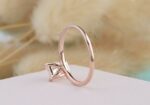 2.31 Ctw Emerald Cut Diamond Solitaire With Accents Engagement Ring 14k Rose Gold