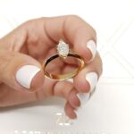1.50 Carat Marquise Cut Diamond 6 Prong Set Solitaire Engagement Ring 14k Yellow Gold Over