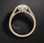 2.33 Ctw Pear Shape Diamond Solitaire Classic Engagement Ring Solid 14K Rose Gold