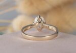 1.50 Ctw Brilliant Oval Diamond Simple Solitaire Engagement Ring Solid 14K Yellow Gold