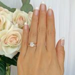 2.57 Ctw Brilliant Cushion Solitaire Engagement Ring Wedding Band Solid 14K Yellow Gold