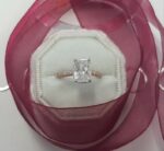 2.75 Ctw Radiant Cut Diamond With 3-Row Accents Engagement Ring Solid 10K Yellow Gold