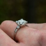 3.00 CT Solitaire Asscher Cut Diamond Engagement Ring Real 925 Sterling Silver