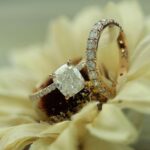 2.57 Ctw Cushion Cut Diamond Bridal Set Engagement Ring Real 10k Rose Gold