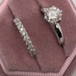 2.20 Ctw Solitaire 6-Prong Round Diamond Engagement Ring Set Real 10k White Gold