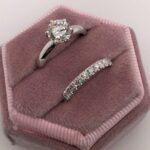2.20 Ctw Solitaire 6-Prong Round Diamond Engagement Ring Set Real 10k White Gold